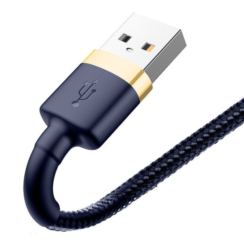 Baseus Cafule Lightning kábel USB, 2,4A 1m (arany-sötétkék)