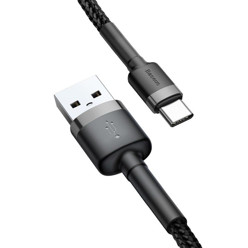 Baseus Cafule USB-USB-C kábel 3A 0,5m (szürke-fekete)