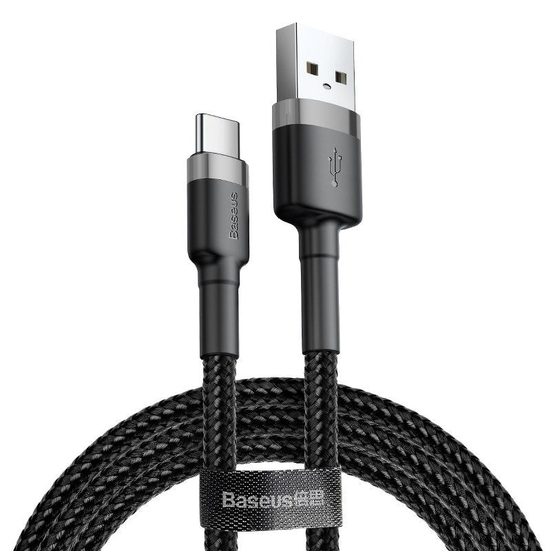 Baseus Cafule USB-USB-C kábel 2A 2m (szürke-fekete)
