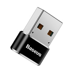 Baseus 3A USB-C–USB-A adapter (fekete)