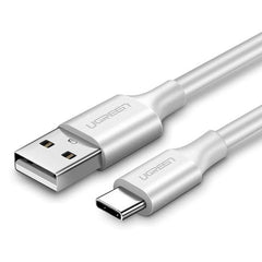 USB–USB-C kábel QC3.0 UGREEN 0,25 m (fehér)