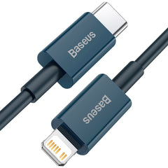 USB-C kábel a Lightning Baseus Superior sorozathoz, 20 W, PD, 1 m (kék)