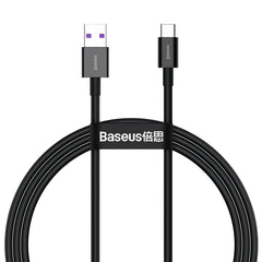 Baseus Superior kábel USB-USB-C 66 W 1 m (fekete)