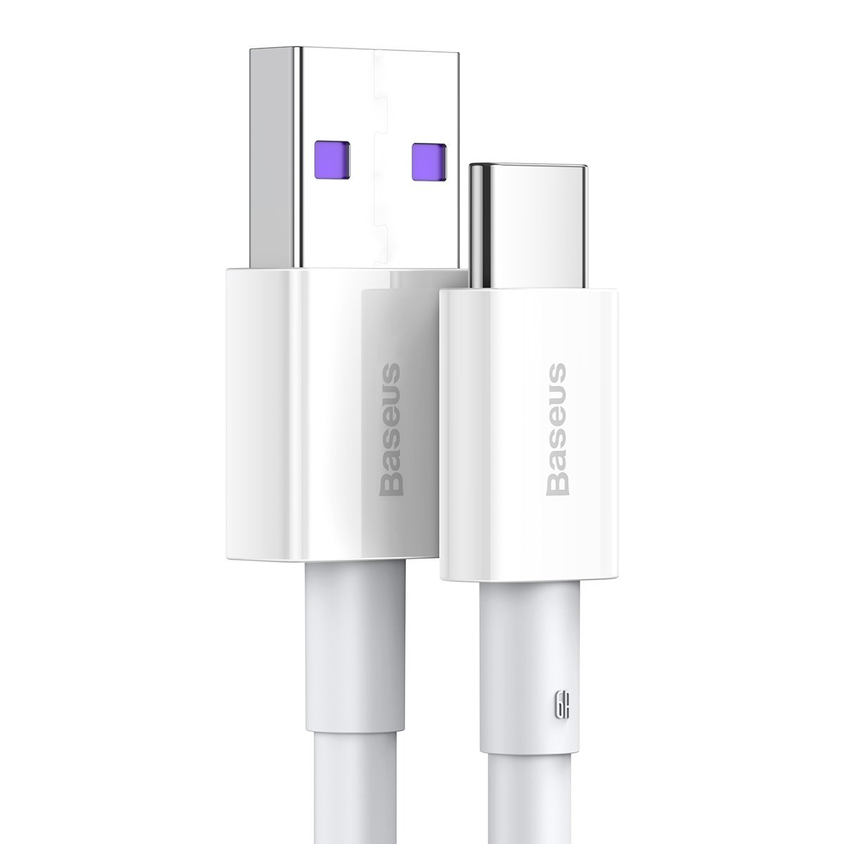 Baseus Superior gyorstöltő adatkábel USB-USB-C 66 W 2 m (fehér)