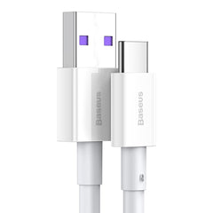 Baseus Superior gyorstöltő adatkábel USB-USB-C 66 W 2 m (fehér)