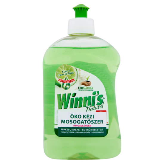 Winnis Naturel Lime öko kézi mosogatószer 500 ml