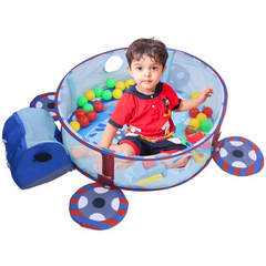 FC047 Játszószőnyeg babáknak védőhálóval, kerek, robotos