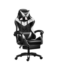 Brava Tech 813 Gamer szék, masszázs funkcióval, textilbőr felülettel, fekete-fehér