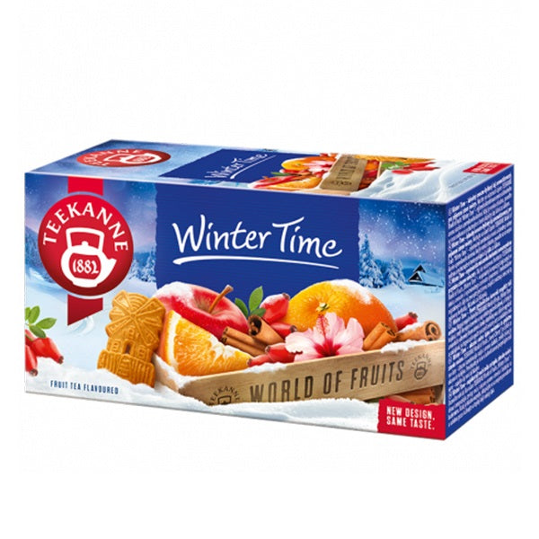 Gyümölcstea TEEKANNE Winter Time alma, narancs, fahéj, mandula keksz ízű 20 filter/doboz