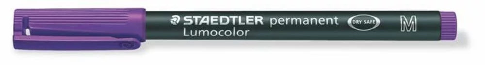 STAEDTLER "Lumocolor 317 M" alkoholos marker, OHP, 1 mm, lila