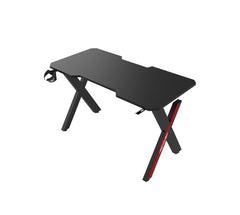 Brava Tech X lábú gamer asztal, 140 cm, fekete